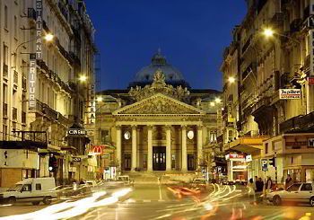 Minibus in Brussels photo city 34